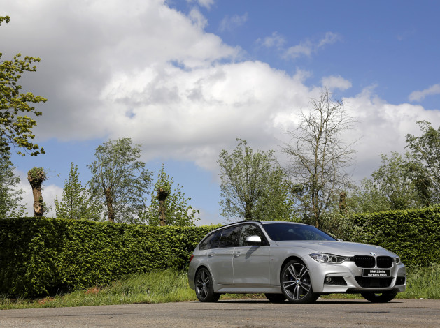 Обои картинки фото автомобили, bmw, 40, years, edition, touring, 330d, 2015г, f31