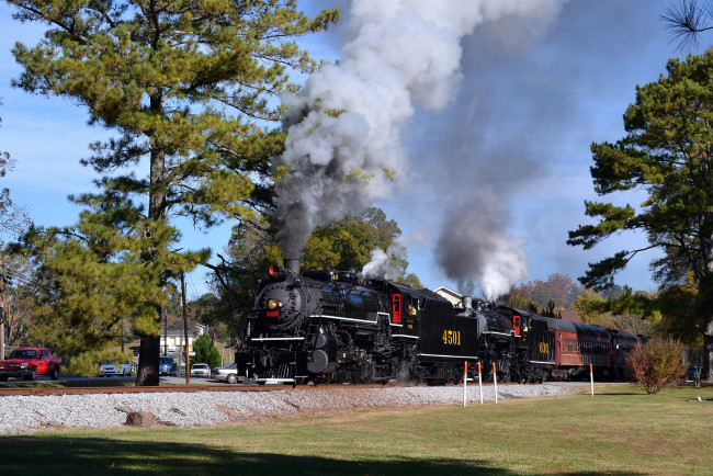 Обои картинки фото техника, паровозы, железная, дорога, рельсы, паровоз