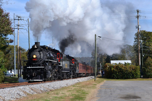 Обои картинки фото техника, паровозы, железная, дорога, рельсы, паровоз