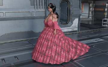 Картинка 3д+графика люди+ people взгляд девушка фон интерьер