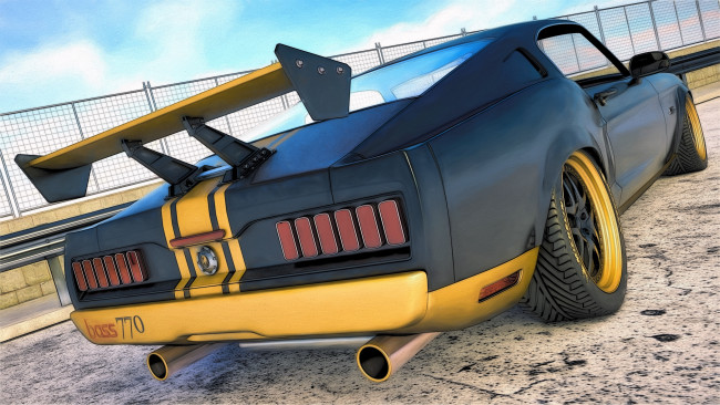 Обои картинки фото автомобили, 3д, автомобиль, фон