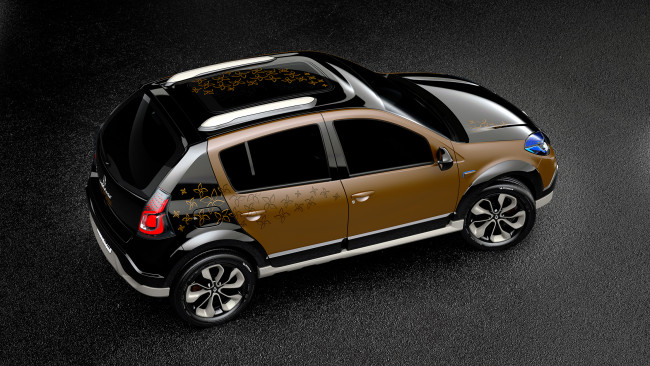 Обои картинки фото renault sandero stepway concept 2010, автомобили, renault, stepway, sandero, 2010, concept