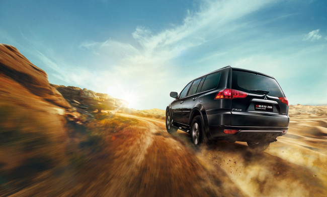 Обои картинки фото автомобили, mitsubishi, cn-spec, sport, pajero