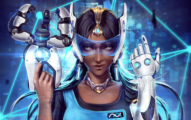 Обои картинки фото видео игры, overwatch, персонаж