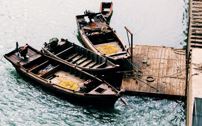 Обои картинки фото корабли, лодки,  шлюпки, пирс