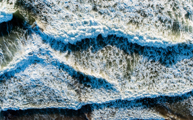 Обои картинки фото природа, моря, океаны, волны, пена