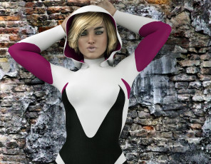 Картинка 3д+графика люди+ people фон взгляд девушка