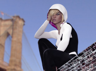 Картинка 3д+графика люди+ people фон девушка взгляд