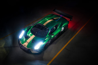 обоя brabham bt62, автомобили, brabham, bt62, гоночный, зеленый, вид, сверху, спойлер