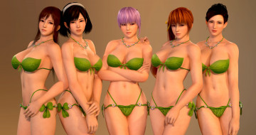 Картинка 3д+графика люди+ people девушки взгляд фон