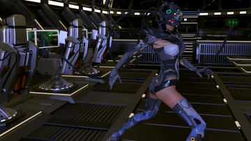 Картинка 3д+графика фантазия+ fantasy фон девушка взгляд