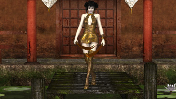 обоя 3д графика, люди , people, фон, девушка, взгляд