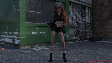 Картинка 3д+графика люди+ people фон девушка взгляд