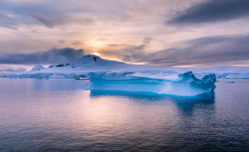 Картинка природа айсберги+и+ледники простор