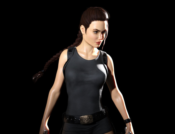 Обои картинки фото 3д графика, люди , people, девушка, фон, взгляд