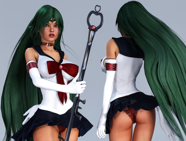 Обои картинки фото 3д графика, фантазия , fantasy, девушка, взгляд, фон