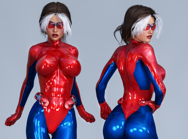 Обои картинки фото 3д графика, люди , people, девушка, фон, взгляд