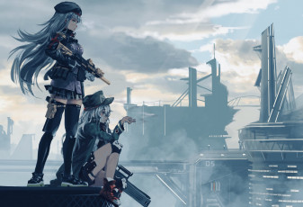 Картинка аниме girls+frontline девушки