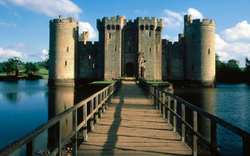Картинка bodiam+castle города замки+англии bodiam castle