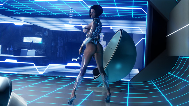 Обои картинки фото 3д графика, _science fiction, девушка, фон, униформа