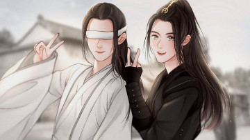 Картинка сюэ+ян+и+сяо+синчень рисованное кино +мультфильмы the untamed неукротимый повелитель чэньцин мосян тунсю mo dao zu shi магистр дьявольского культа