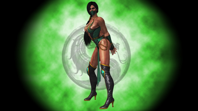 Обои картинки фото видео игры, mortal kombat, девушка, фон, взгляд, маска