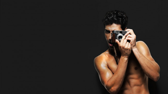 Обои картинки фото мужчины, -unsort, парень, фотоаппарат, камера