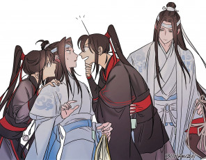 Картинка аниме mo+dao+zu+shi вэй усянь лань ванцзи