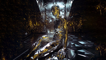 Картинка 3д+графика люди+ people абстракция