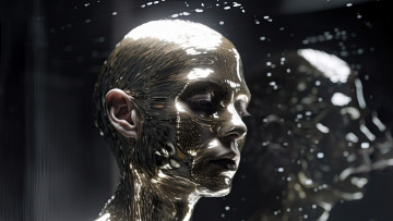 Картинка 3д+графика люди+ people абстракция