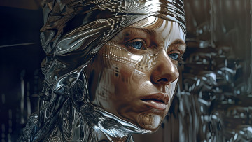 Картинка 3д+графика люди+ people абстракция