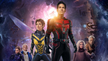 Картинка ant-man+and+the+wasp +quantumania+ +2023+ кино+фильмы +quantumania человек муравей и оса квантомания постер фантастика боевик комедия пол радд эванджелин лилли мишель пфайффер майкл дуглас paul rudd evangeline lilly michael douglas