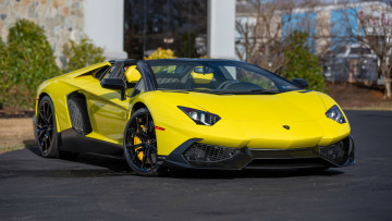 Картинка автомобили lamborghini aventador lp 720-4 50th anniversary roadster