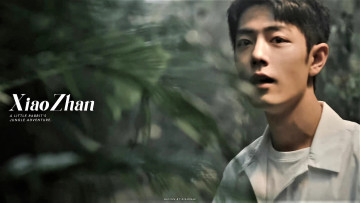 Картинка мужчины xiao+zhan актер рубашка заросли