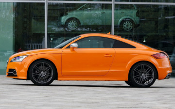 Картинка audi+tts+coupe автомобили audi оранжевый салон