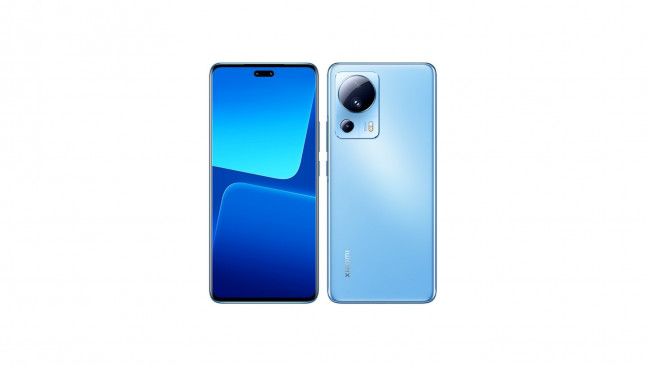 Обои картинки фото бренды, xiaomi, белый, фон, телефон, электроника, гаджет, hi-tech, смартфон, 13, lite