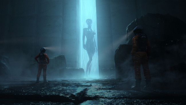 Обои картинки фото фэнтези, иные миры,  иные времена, огромная, девушка