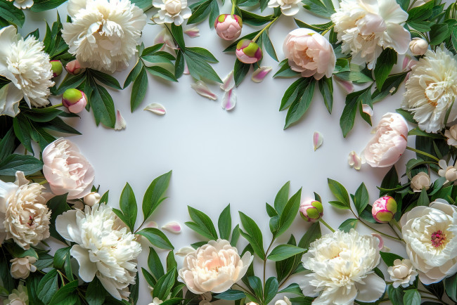 Обои картинки фото 3д графика, цветы , flowers, пионы