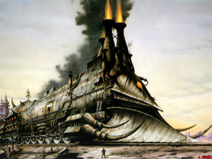 обоя фэнтези, роботы, киборги, механизмы