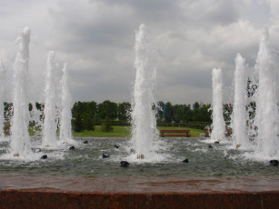 обоя города, фонтаны