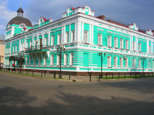 Картинка города здания дома