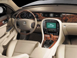 Картинка jaguar xj автомобили интерьеры