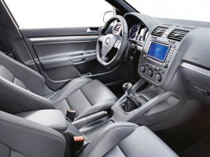 Картинка vw golf r32 автомобили интерьеры