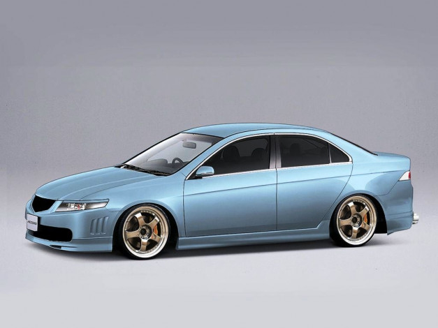 Обои картинки фото honda, accord, после, тюнинга, автомобили