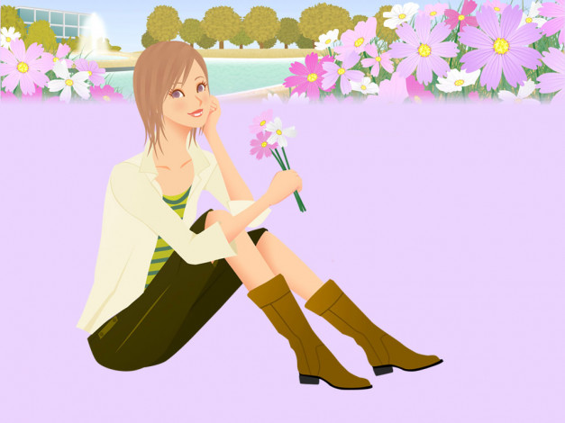 Обои картинки фото векторная, графика