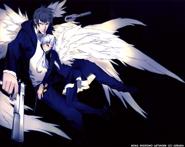 Обои картинки фото miwa, shirow, аниме, artbook