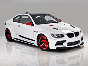 Картинка vorsteiner bmw m3 coupe gtrs3 candy cane автомобили