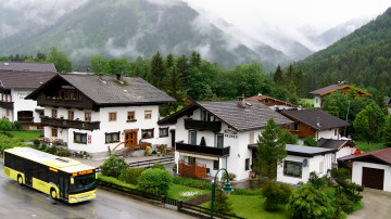 Картинка австрия эбен ам ахензее города улицы площади набережные горы