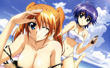 Картинка аниме mahou shoujo lyrical nanoha