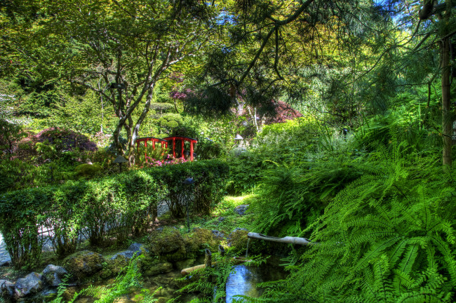 Обои картинки фото butchart, gardens, victoria, канада, природа, парк